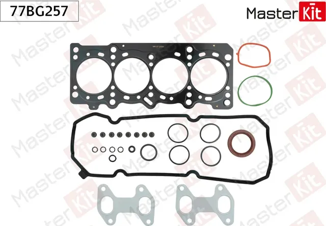 77BG257 Комплект прокладок ГБЦ FIAT 169A4  199A7 (Master KIT). Артикул 77bg257