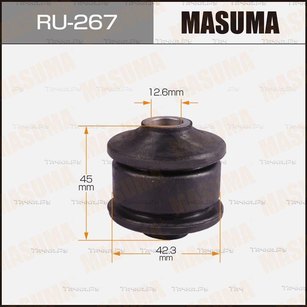 Сайлентблок заднего рычага подвески Masuma правый/левый верхний для Mitsubishi Pajero Junior 1995-1998. Артикул RU-267