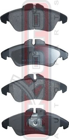 Тормозные колодки Akyoto Packing AKYOTO. Артикул AKD-0301