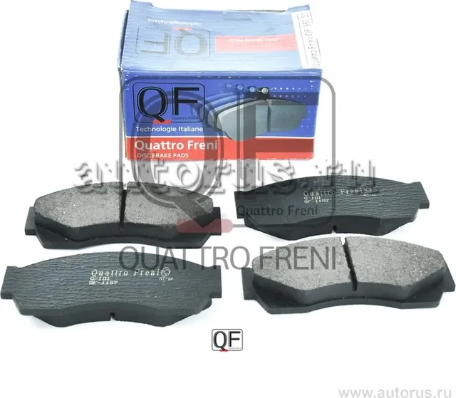 КОЛОДКИ ТОРМОЗНЫЕ FR БЕЗ ДАТЧИКА TATA IND (Quattro Freni). Артикул QF65700