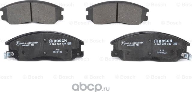 Колодки торм к-т (Bosch). Артикул 986424729