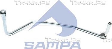 Патрубок радиатора (системы охлаждения) Sampa. Артикул 010.2061