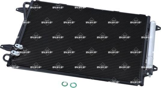 Радиатор кондиционера (конденсатор) NRF EASY FIT. Артикул 350572
