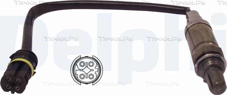 Лямбда-зонд (кислородный датчик) Delphi для BMW X5 I (E53) 2000-2006. Артикул ES10983-12B1