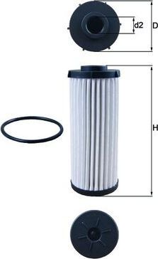 Фильтр АКПП Mahle. Артикул HX 139D