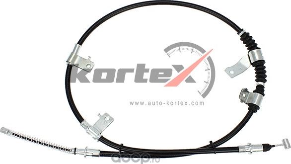 Трос ручного тормоза L (Kortex). Артикул KBC017