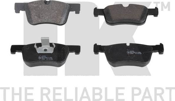 Тормозные колодки NK передние для BMW 4 F32/F33/F36 2013-2026. Артикул 221554