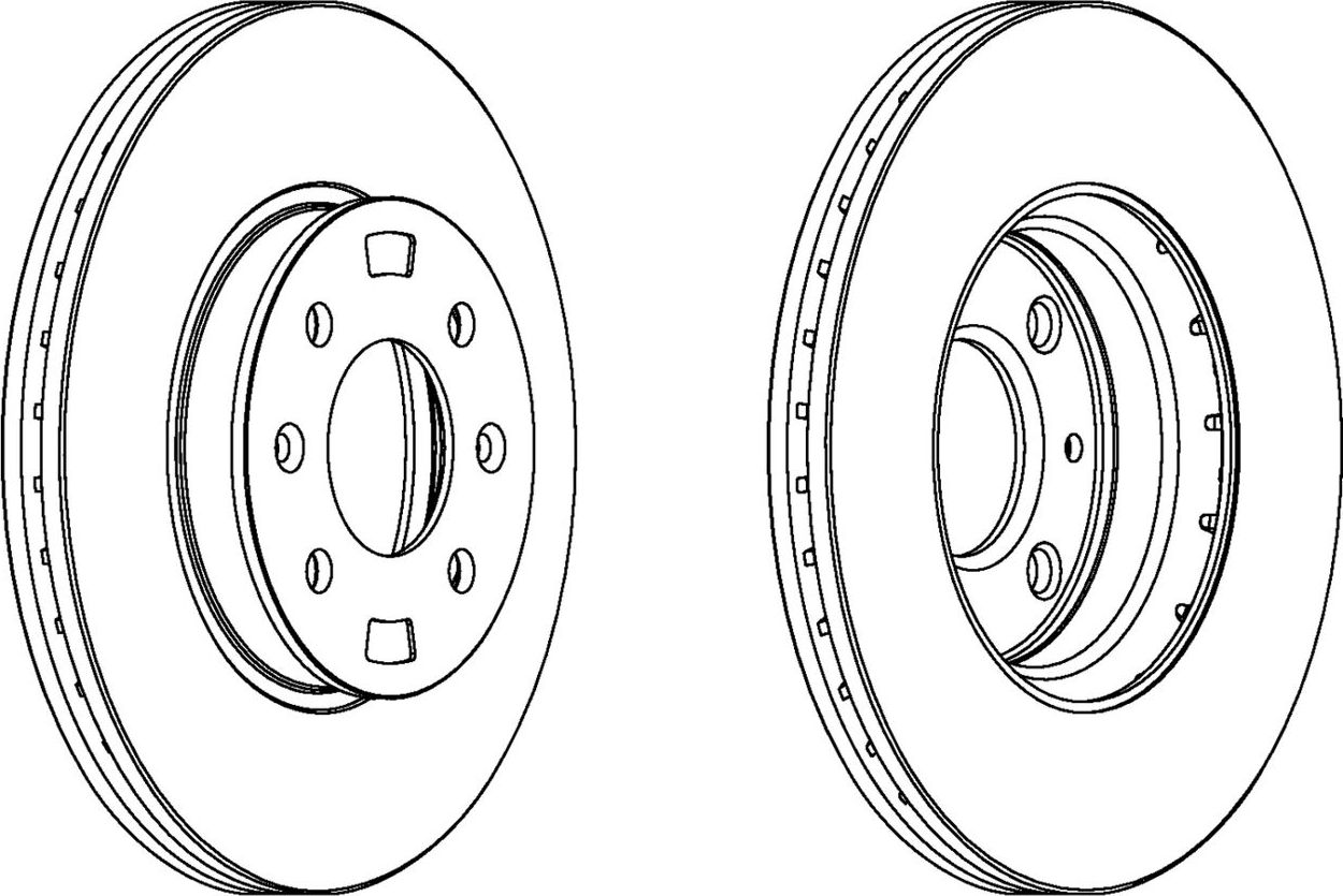 Тормозной диск Ferodo PREMIER Coat+ disc. Артикул DDF1603C