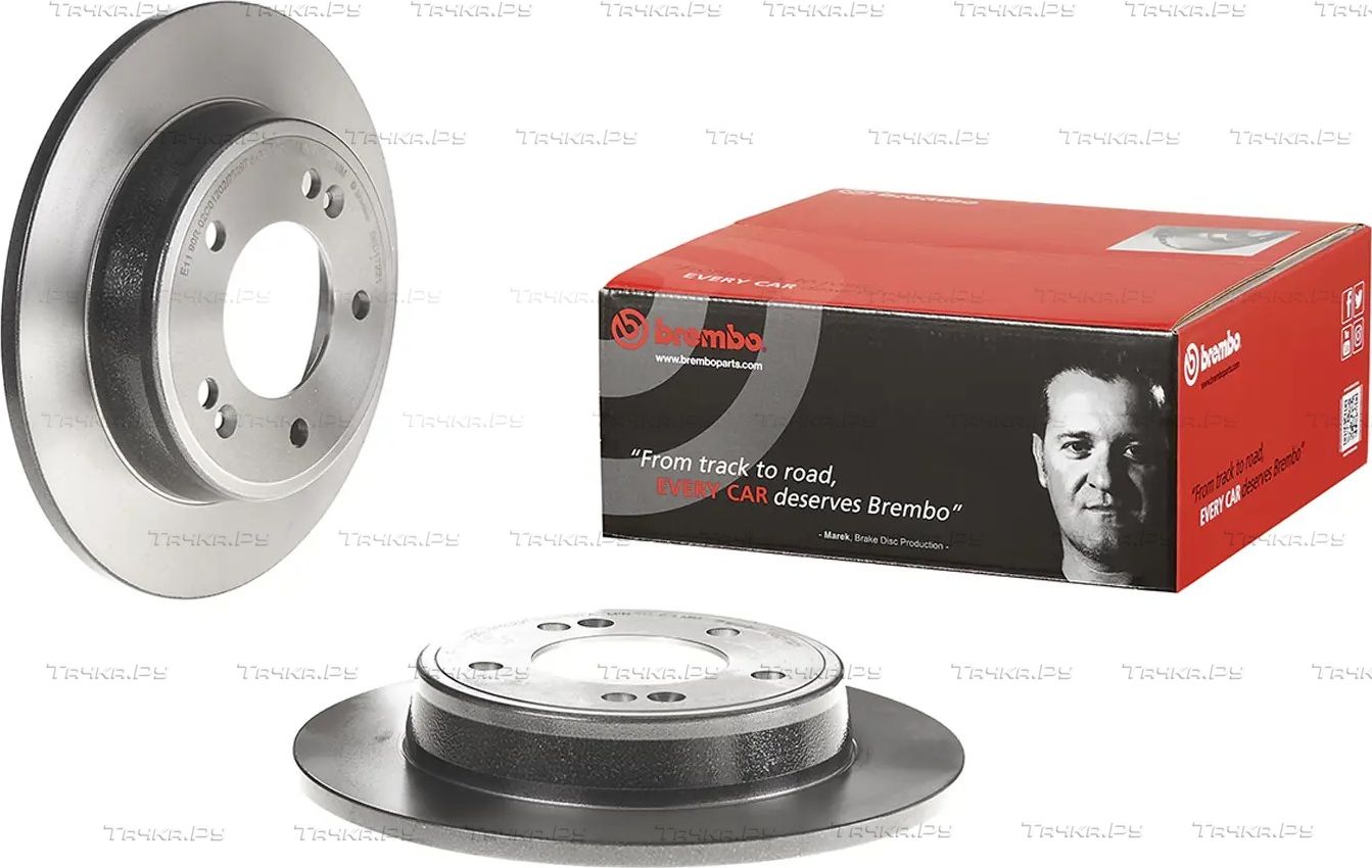 Тормозной диск Brembo UV Coated задний для Hyundai Creta I 2016-2026. Артикул 08.C172.21