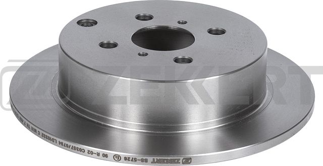 Тормозной диск Zekkert задний для Toyota Prius I 2000-2004. Артикул BS-5726