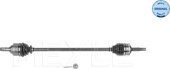 Полуось (привод в сборе, приводной вал) Meyle Original передняя правая для Opel Tigra B 2004-2010. Артикул 614 498 0038