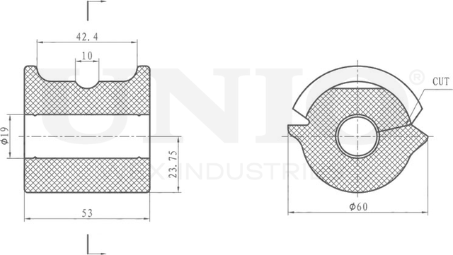 Втулка стабилизатора (Unio). Артикул RMP-10169