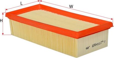 Воздушный фильтр Sakura для Smart Forfour I (W454) 2004-2006. Артикул A-1078