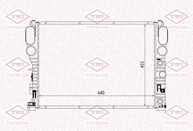 Радиатор охлаждения (Tatsumi). Артикул TGA1190
