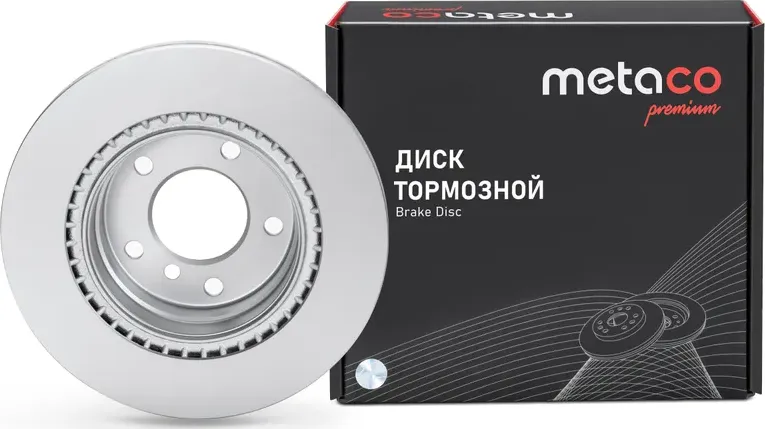 Диск тормозной задний BMW 1 E87/ 3 E90 (2005>) (Metaco). Артикул 3060-540