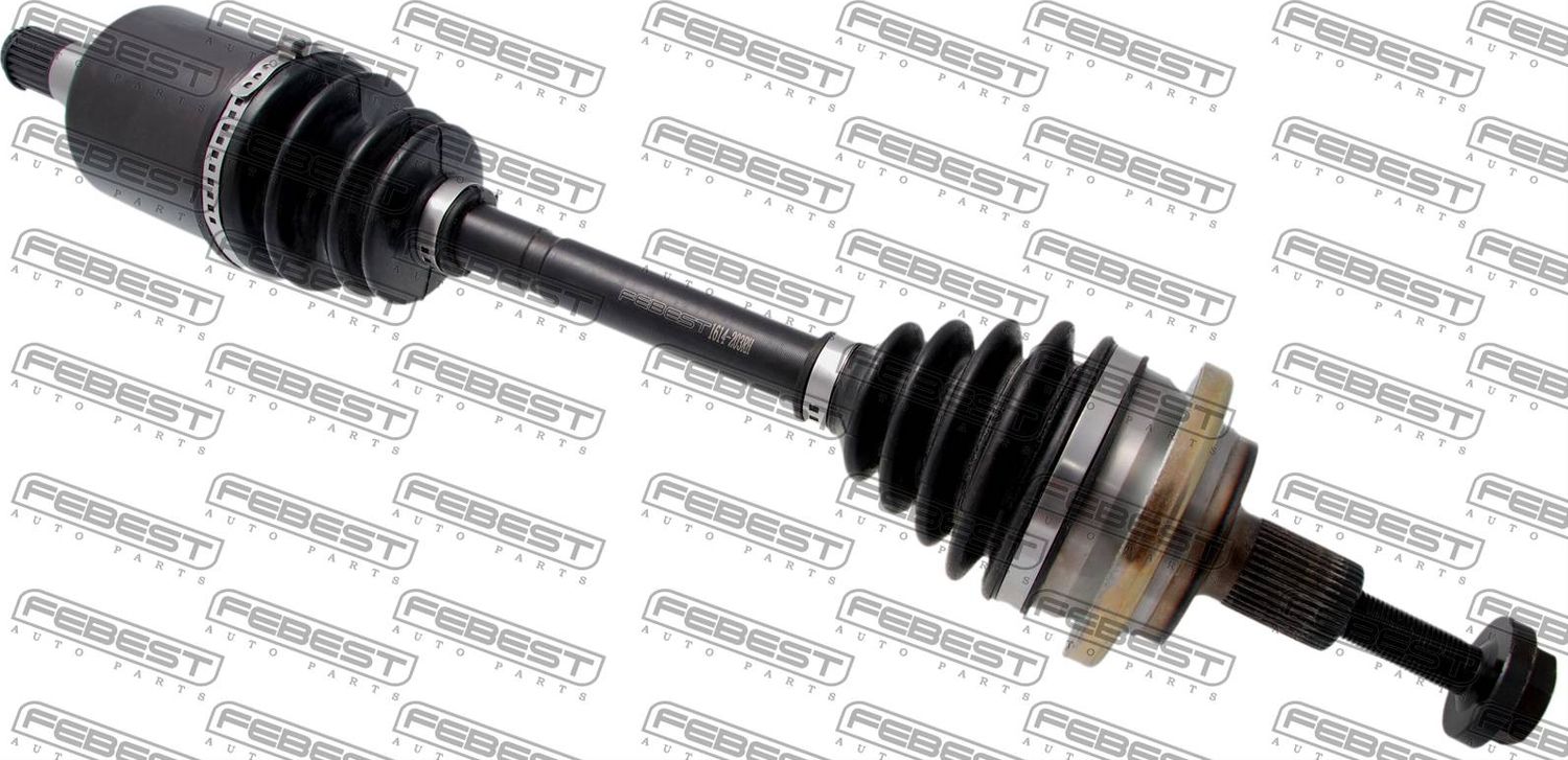 Полуось (привод в сборе, приводной вал) Febest. Артикул 1614-203RH