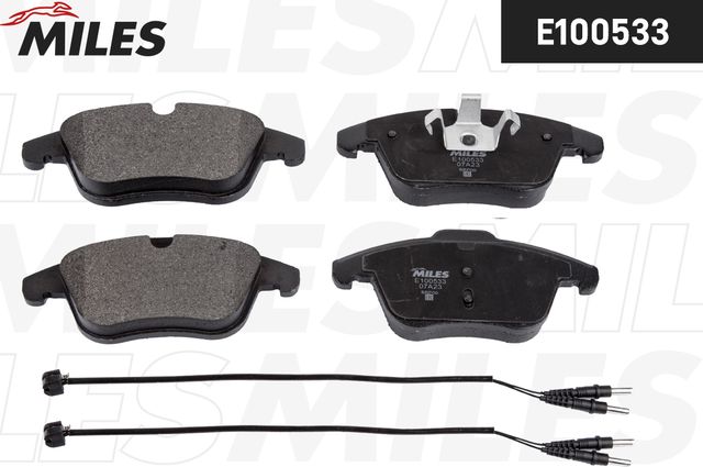 Тормозные колодки Miles (Semi-Metallic). Артикул E100533