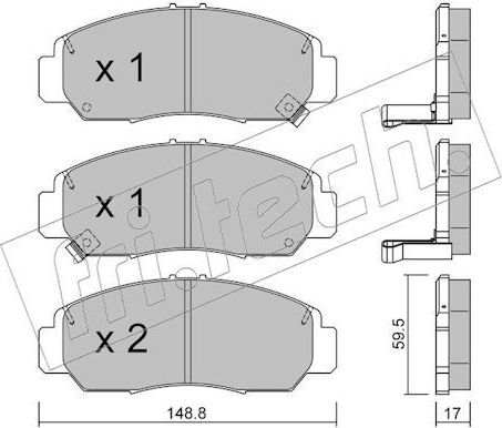 Тормозные колодки fri.tech.. Артикул 478.0