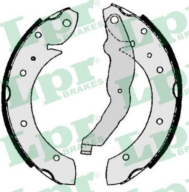 Тормозные колодки LPR. Артикул 06860
