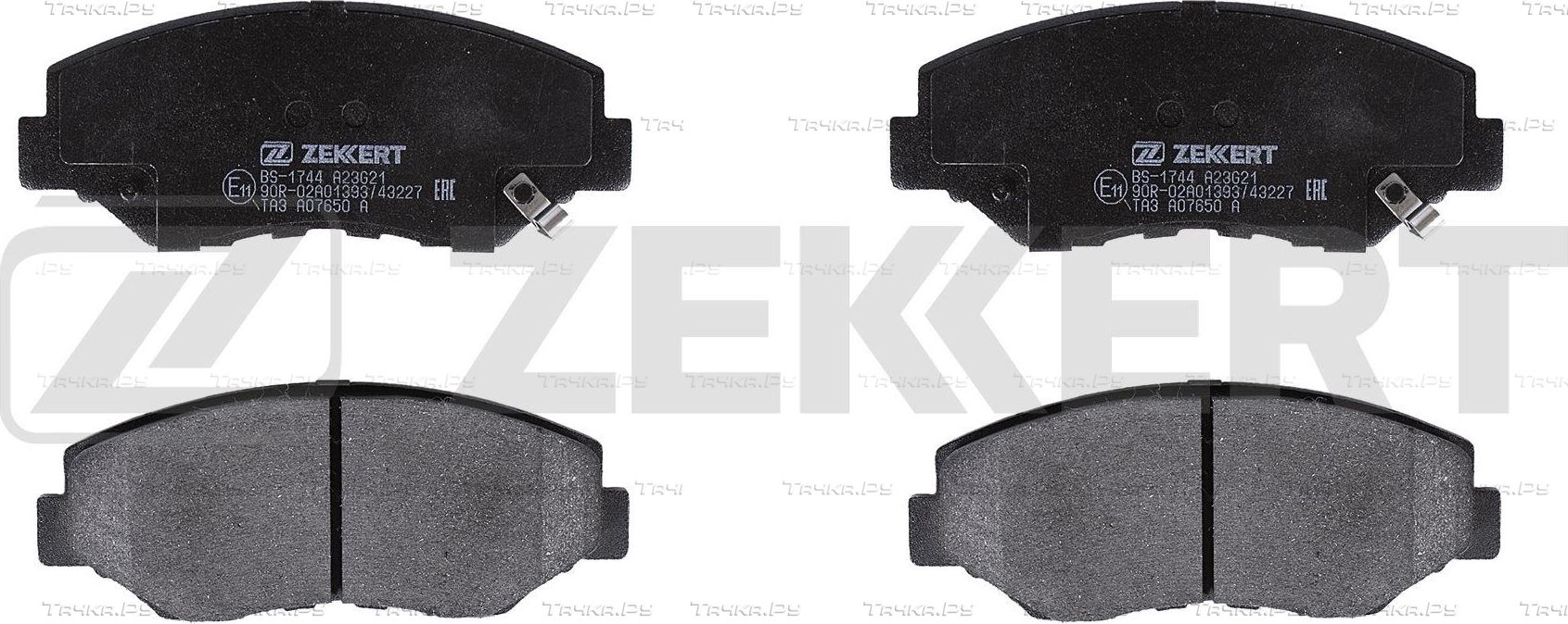 Тормозные колодки Zekkert передние для Honda CR-V II 2001-2007. Артикул BS-1744