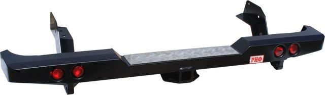 Бампер силовой РИФ задний с квадратом под фаркоп и фонарями для Ford Ranger T6 2011-2015. Артикул RIFRT6-20150