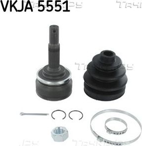 Шрус внутренний (граната) SKF. Артикул VKJA 5551