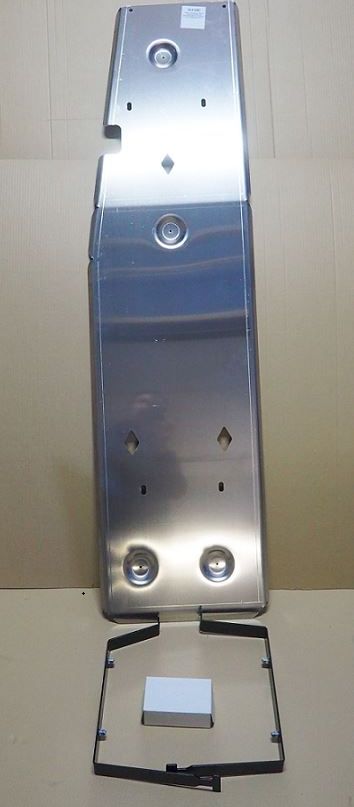 Защита алюминиевая АВС-Дизайн для топливного бака Cadillac Escalade V  4WD 2021-2026. Артикул 04.39ABC