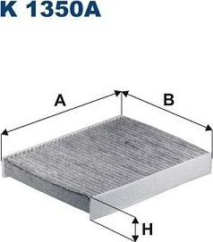 Салонный фильтр Filtron. Артикул K 1350A