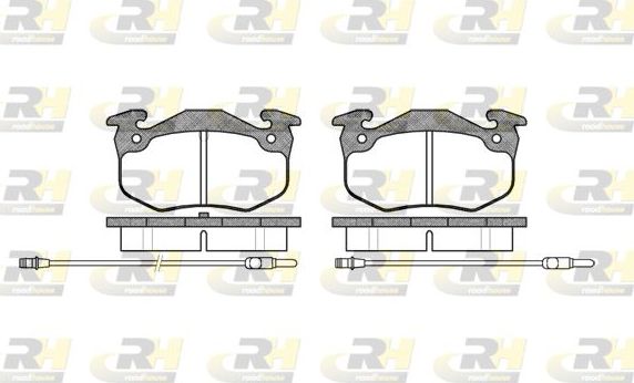 Тормозные колодки RoadHouse передние для Citroen BX 1982-1994. Артикул 2144.24