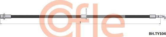 Тормозной шланг Cofle. Артикул 92.BH.TY104