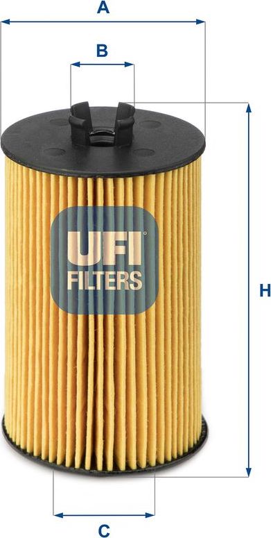 Масляный фильтр UFI. Артикул 25.012.00