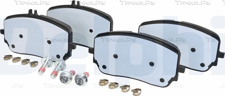 Тормозные колодки Delphi (Low-Metallic) передние для Mercedes-Benz GLS II (X167) 2019-2026. Артикул LP3603