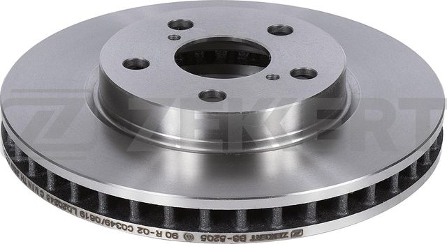 Тормозной диск Zekkert передний для Toyota Carina E 1992-1997. Артикул BS-5205