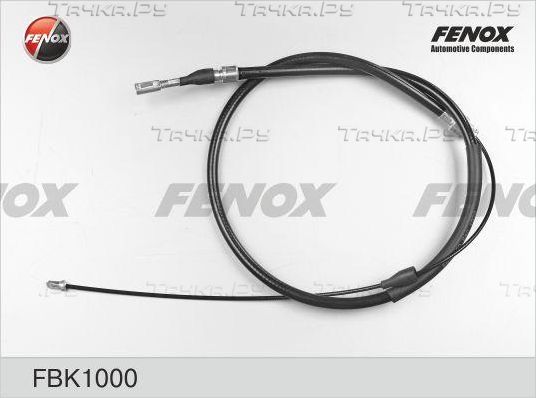 Трос ручника (тросик ручного тормоза) Fenox. Артикул FBK1000