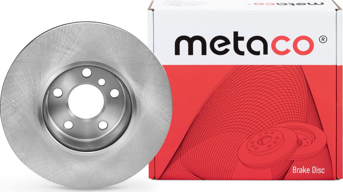 Диск тормозной передний вентилируемый (Metaco). Артикул 3050497