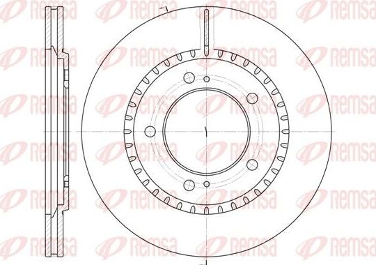 Тормозной диск Remsa. Артикул 6699.10