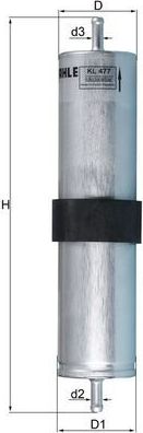 Салонный фильтр Mahle-Knecht для Fiat Albea 1999-2012. Артикул LA 422