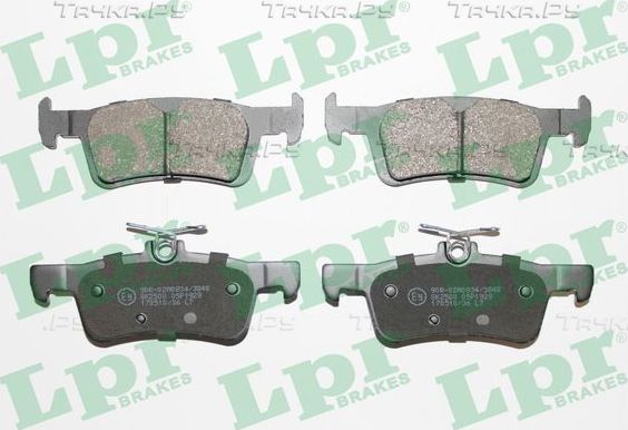 Тормозные колодки LPR для Peugeot 308 II 2013-2026. Артикул 05P1929