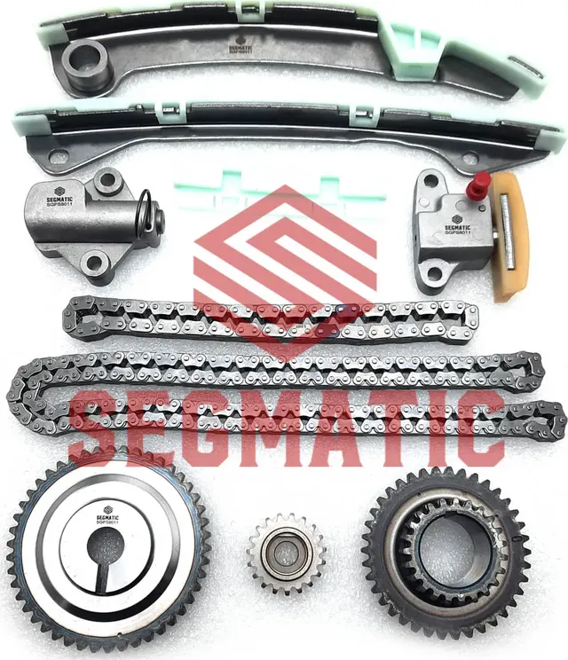 КОМПЛЕКТ ЦЕПИ ГРМ (ЦЕПЬ-2,НАТ-2,УСП-3,ШЕСТ-3)  NISSAN QASHQAI/X-TRAIL (Segmatic). Артикул SGPS8011