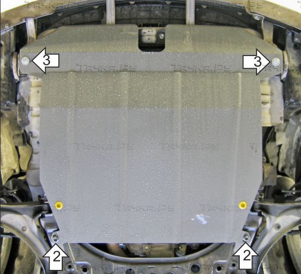 Защита Мотодор для картера и КПП Suzuki Liana 2001-2007. Артикул 72404
