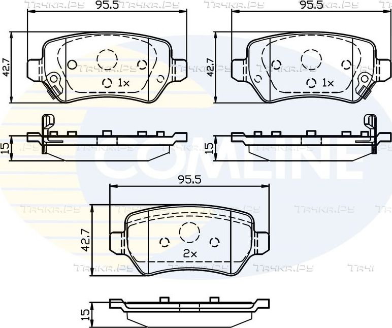 Тормозные колодки Comline Comline. Артикул CBP32239