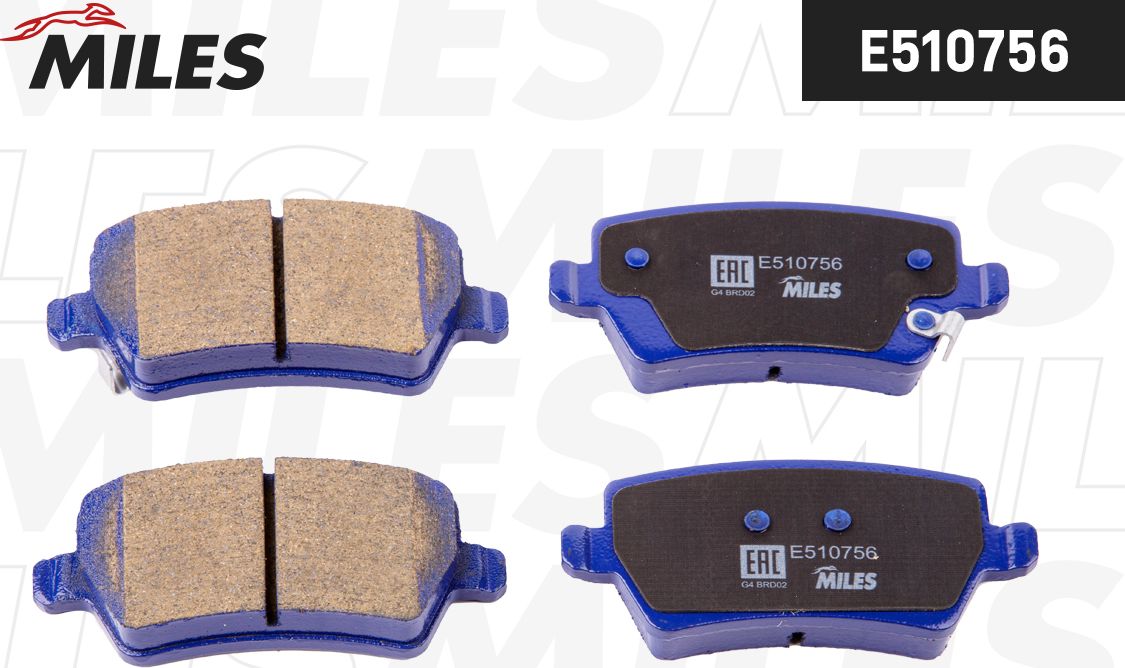 Тормозные колодки Miles. Артикул E510756