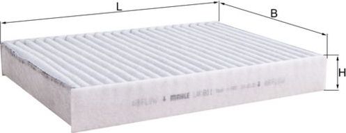 Салонный фильтр Mahle. Артикул LAK 811