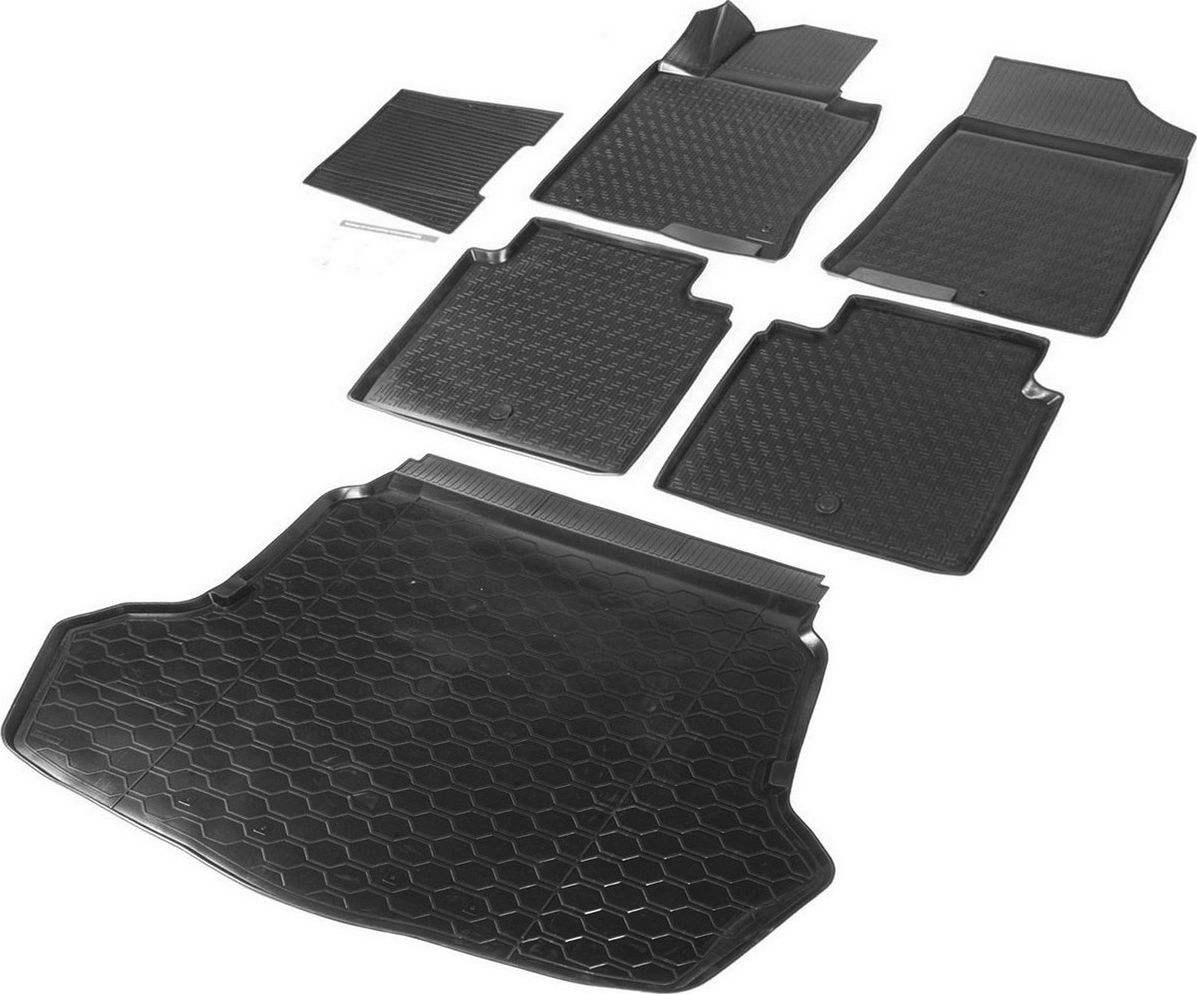 Комплект ковриков Rival для салона и багажника Kia Optima IV седан (Comfort, Classic) 2016-2020. Артикул K12807001-2