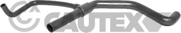 Патрубок радиатора (системы охлаждения) Cautex верхний для Renault Espace IV 2002-2014. Артикул 026634