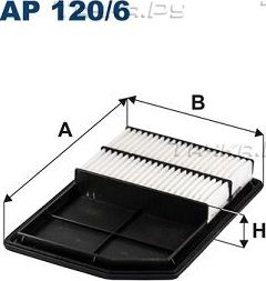 Воздушный фильтр Filtron. Артикул AP 120/6