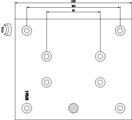 Тормозные накладки Textar. Артикул 1950505