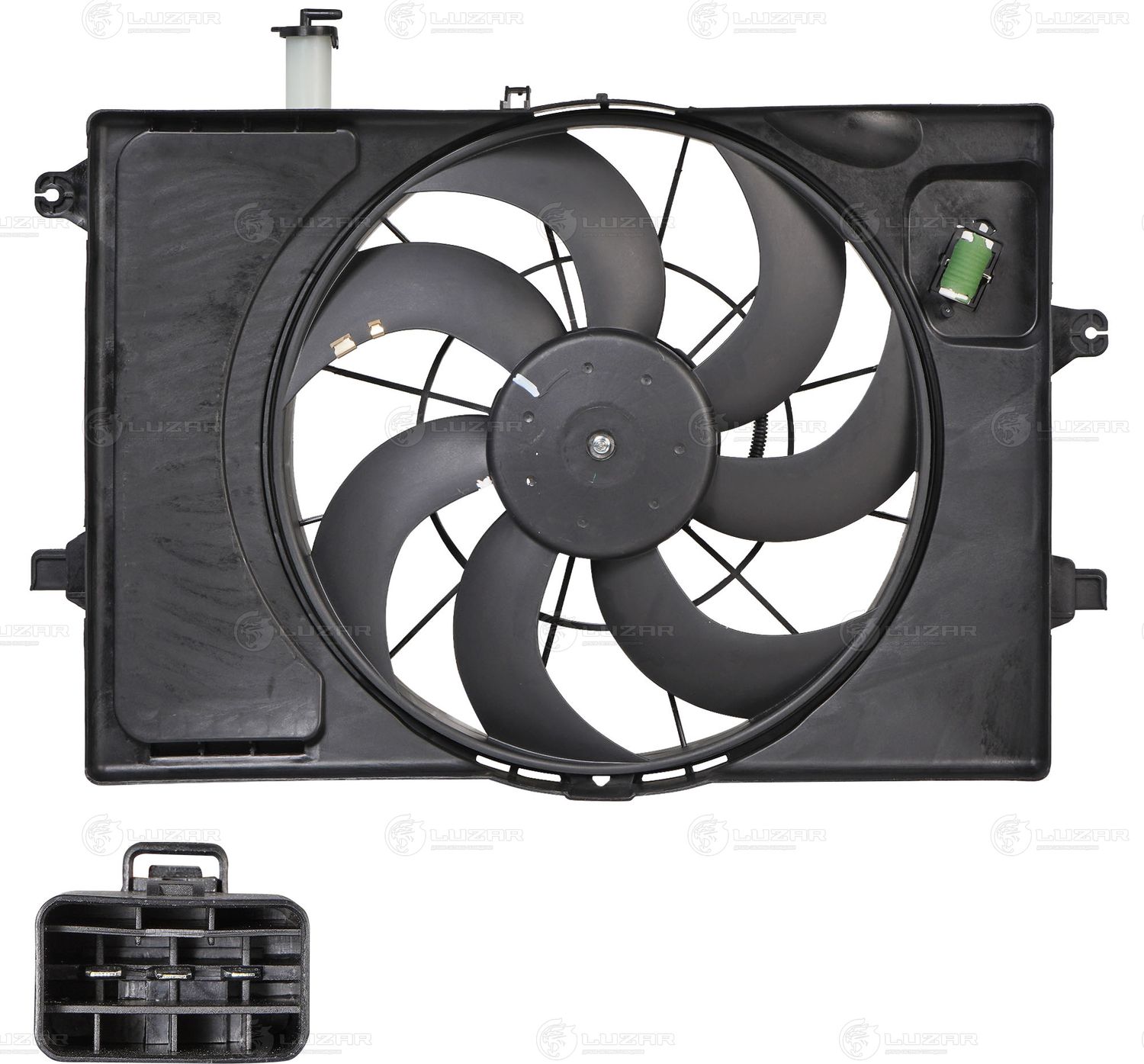 Вентилятор радиатора двигателя Luzar. Артикул LFK 0849