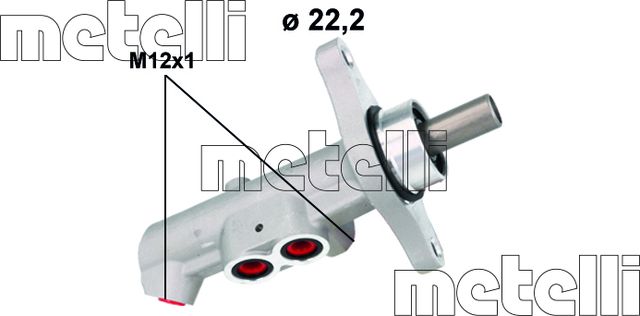 Тормозной цилиндр главный Metelli. Артикул 05-1177