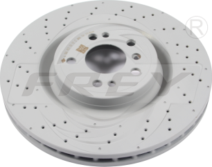 Тормозной диск Frey передний для Mercedes-Benz GLE Coupe I (C292) 2015-2019. Артикул 745222001